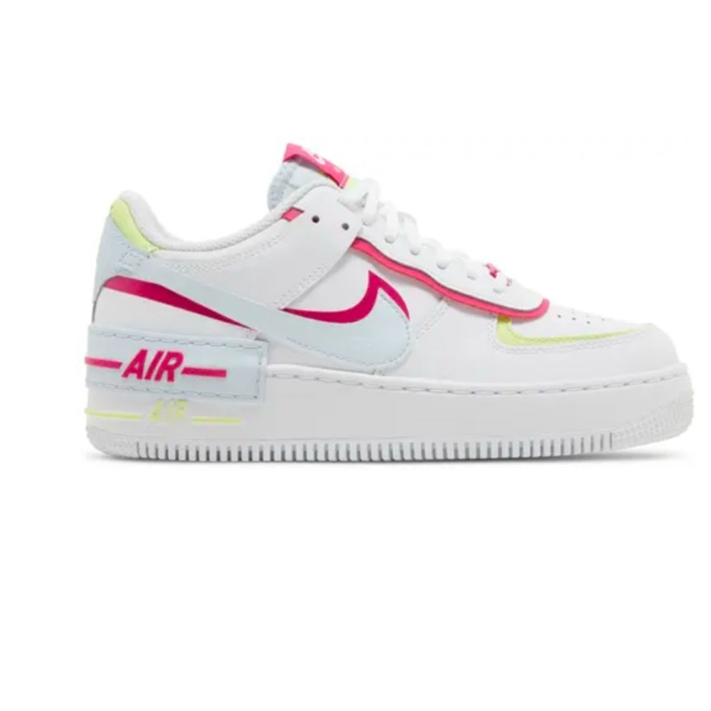 Wmns Air Force 1 Shadow
'White Blue Tint Fireberry'